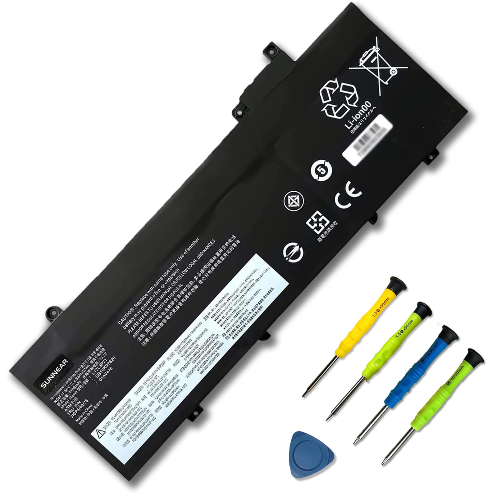 Amazon.com: SUNNEAR L17L3P71 01AV478 L17M3P71 57Wh Battery